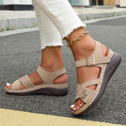 🔥LAST DAY PROMOTION 50% OFF - WOMEN'S PLATFORM ORTHOPEDIC SANDALS