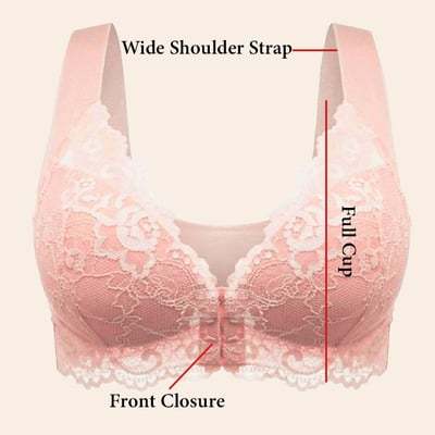 Front Closure 5D Shaping Wire-Free Support Bra