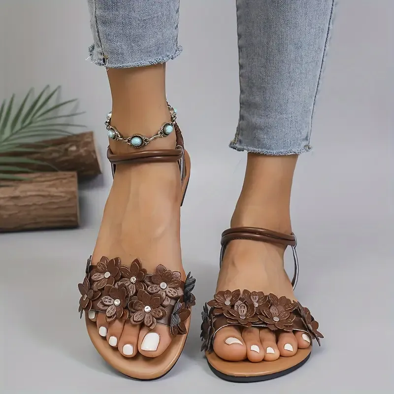 🔥Last Day Promotion 50% OFF - Women's Solid Color Elegant Sandals