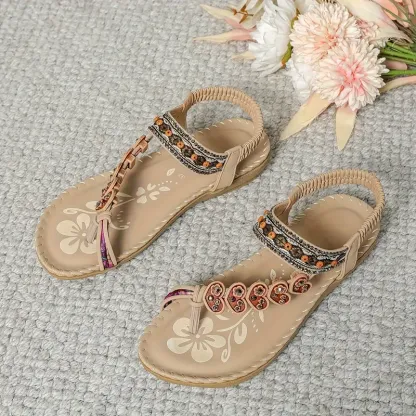 Women's Elegant Rhinestone Flat Sandals