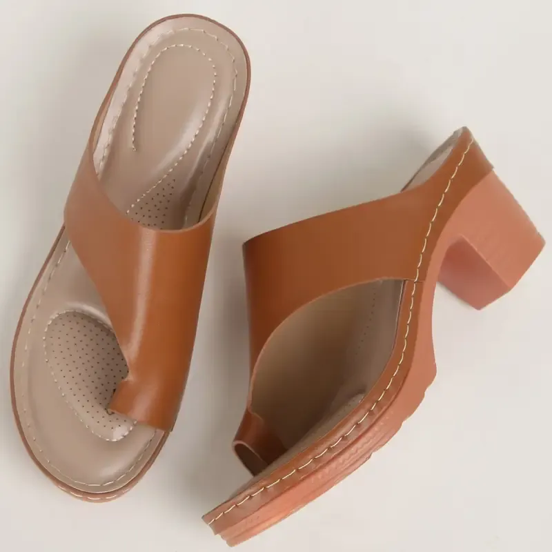 🔥Last Day Promotion 50% OFF - Women's Fashion Hollow High Heel Chunky Heel Sandals