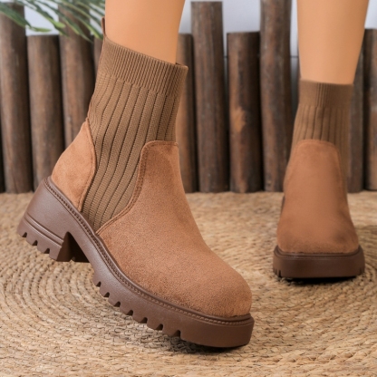 Women's Orthopedic Warm Snow Boots Waterproof Non-Slip Winter Fleece Shoes