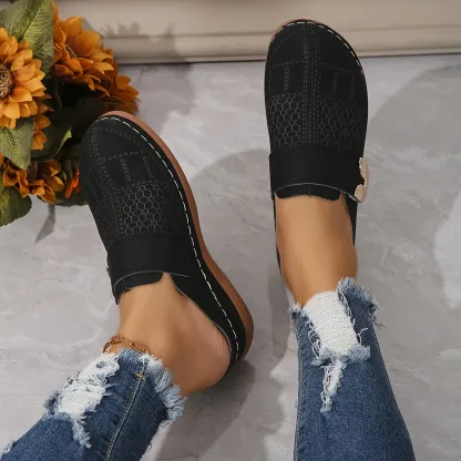 🔥LAST DAY PROMOTION 50% OFF -Women's Casual Wedge Orthopedic Slippers