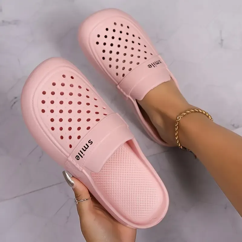 Indoor & Outdoor Solid Color Lightweight Anti-Slip EVA Slide Shoe