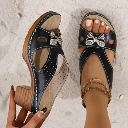 Women's  Stylish Butterfly Patter Sandals