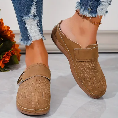 🔥LAST DAY PROMOTION 50% OFF -Women's Casual Wedge Orthopedic Slippers