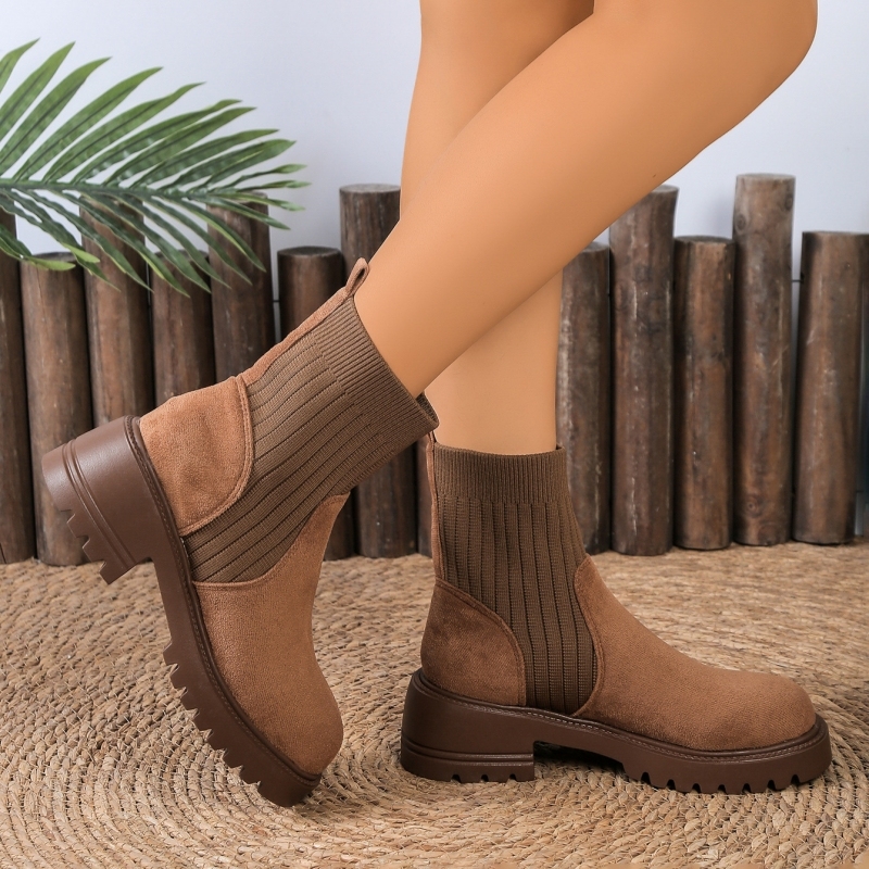 Women's Orthopedic Warm Snow Boots Waterproof Non-Slip Winter Fleece Shoes