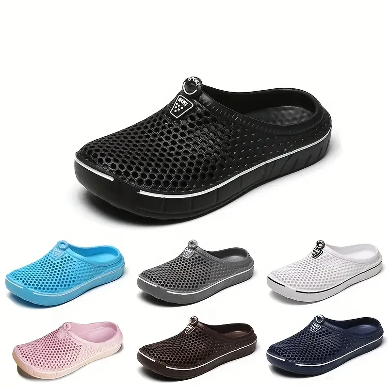 Indoor & Outdoor Solid Color Lightweight Anti-Slip EVA Slide Shoe