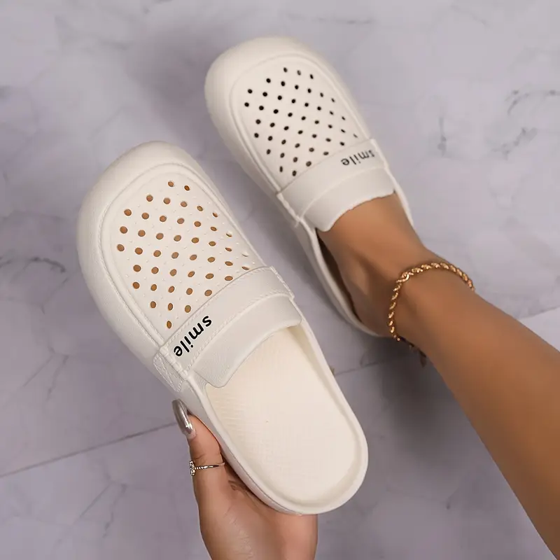 Indoor & Outdoor Solid Color Lightweight Anti-Slip EVA Slide Shoe