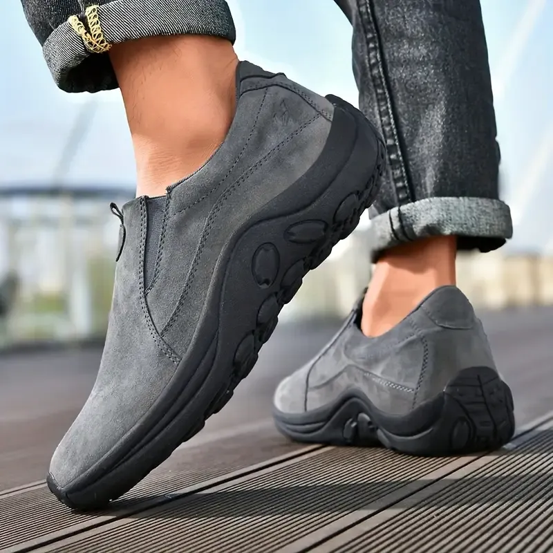 ⏰Last Day 45% OFF 🔥Men's Handmade Genuine Leather Orthopedic Outdoor Warm Snow Boots