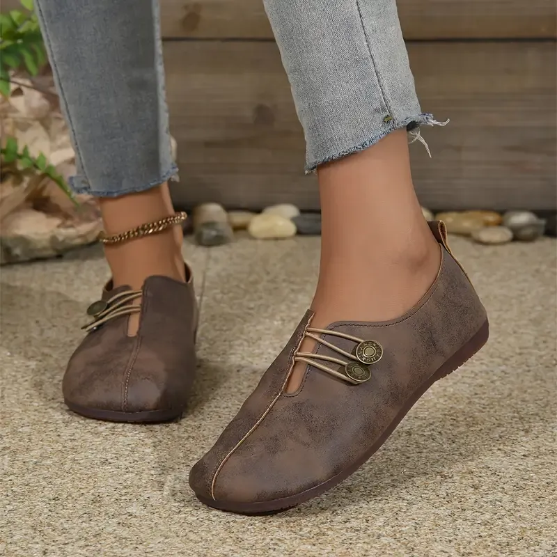   💖Last Day Promotion 60% OFF - Women's leather soft-soled non-slip shoes