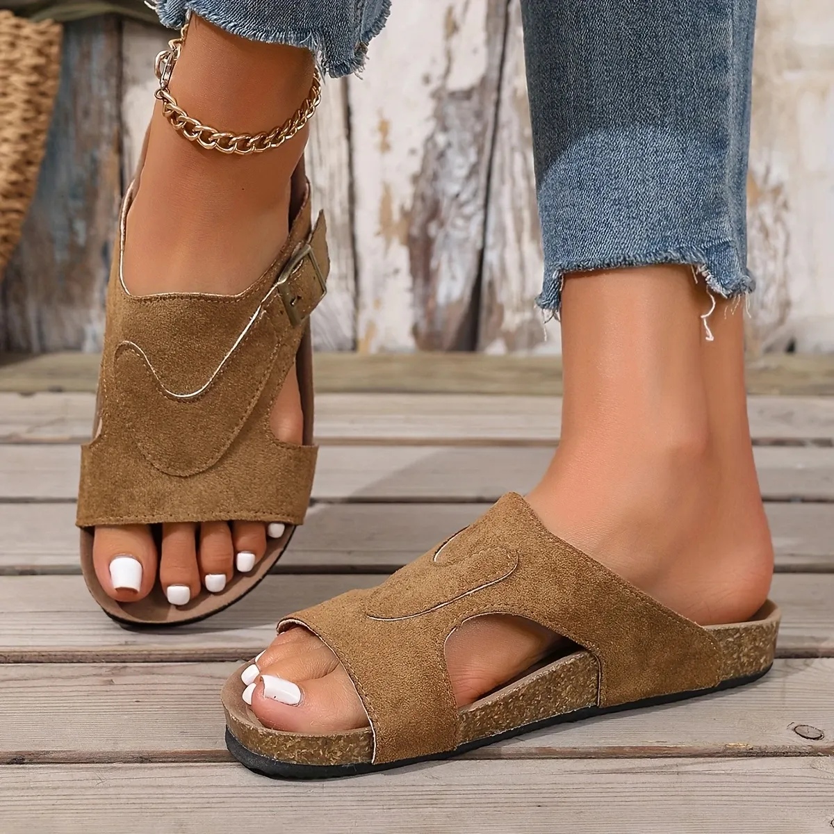 🔥Best Seller-Last Day Sale 60% OFF🔥Vintage leather orthopedic comfortable sandals