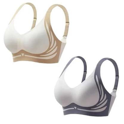  Super gather bra | Wireless Push-up Bra👍No more sagging breasts