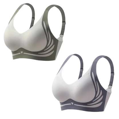  Super gather bra | Wireless Push-up Bra👍No more sagging breasts