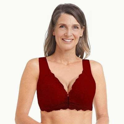 Front Closure 5D Shaping Wire-Free Support Bra