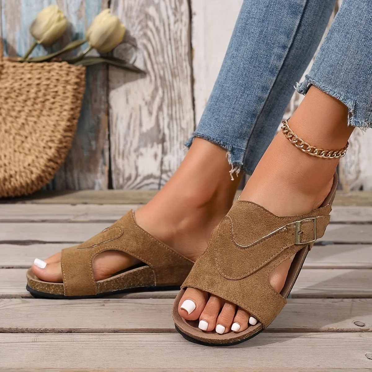 🔥Best Seller-Last Day Sale 60% OFF🔥Vintage leather orthopedic comfortable sandals