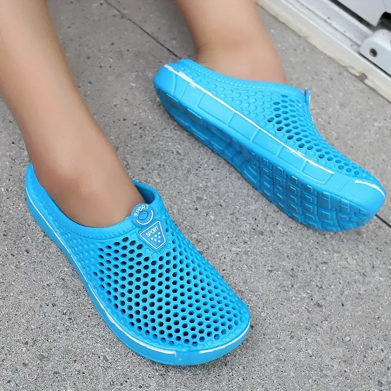 Indoor & Outdoor Solid Color Lightweight Anti-Slip EVA Slide Shoe