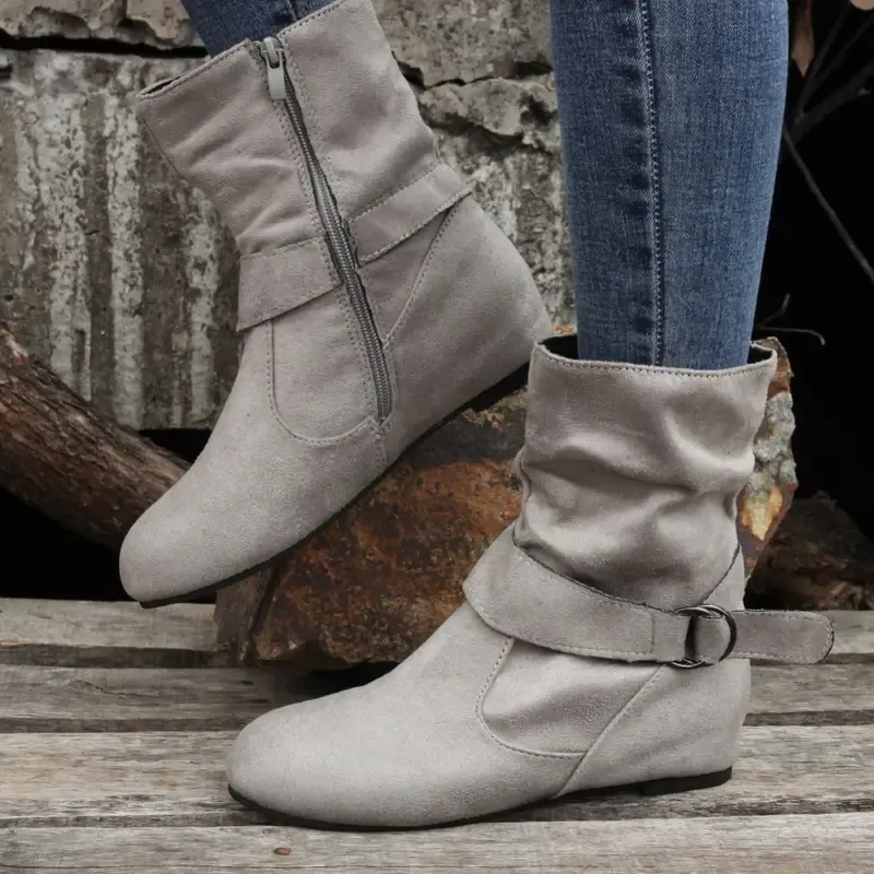 💖Winter Hot Sale 49% OFF💖Mid Calf Slouchy Boots for Women