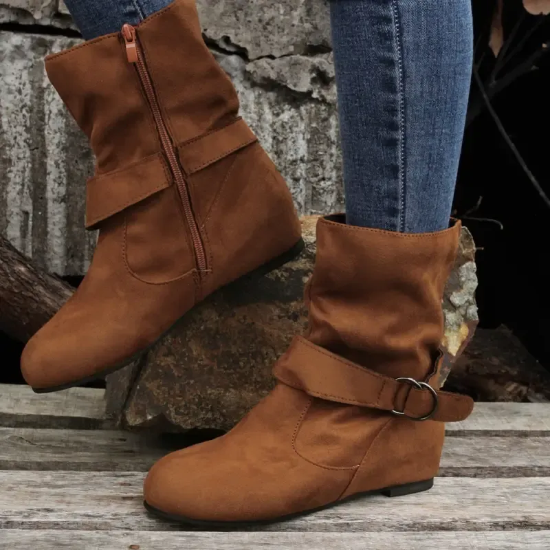 💖Winter Hot Sale 49% OFF💖Mid Calf Slouchy Boots for Women