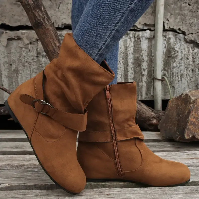 💖Winter Hot Sale 49% OFF💖Mid Calf Slouchy Boots for Women