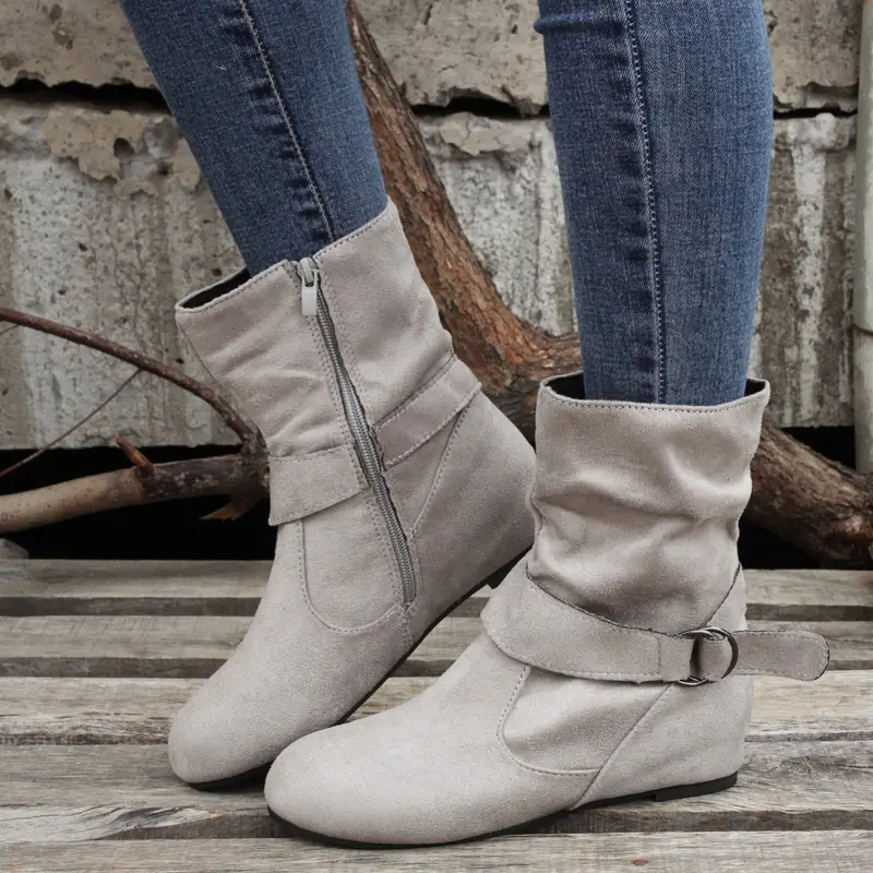 💖Winter Hot Sale 49% OFF💖Mid Calf Slouchy Boots for Women