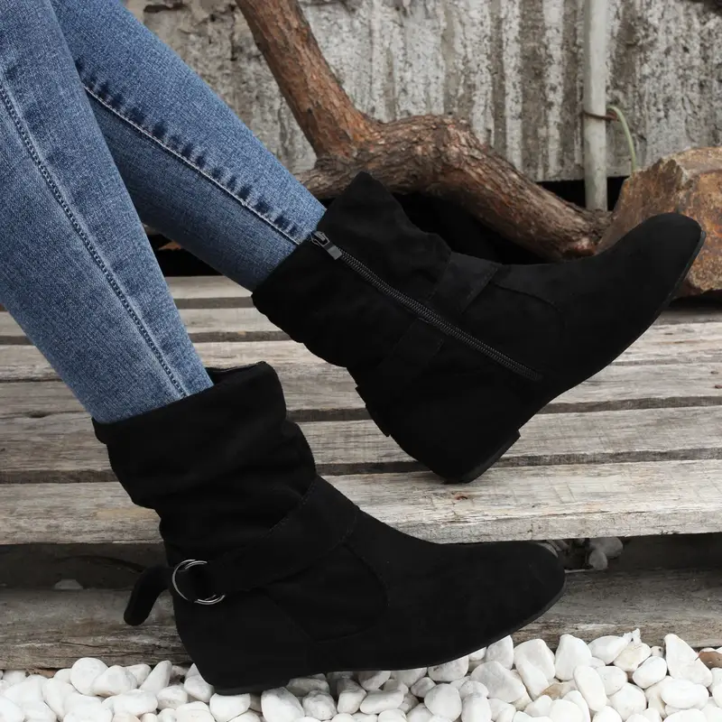 💖Winter Hot Sale 49% OFF💖Mid Calf Slouchy Boots for Women