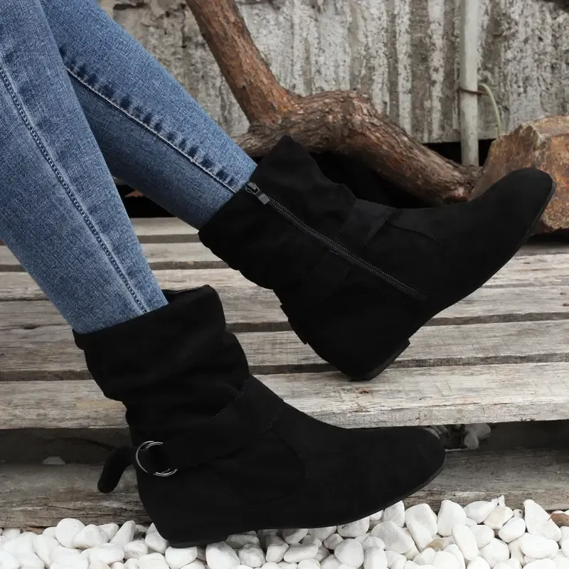 💖Winter Hot Sale 49% OFF💖Mid Calf Slouchy Boots for Women