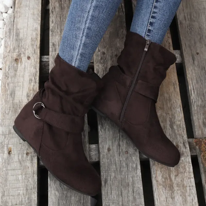💖Winter Hot Sale 49% OFF💖Mid Calf Slouchy Boots for Women