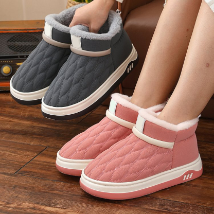 🔥Christmas Hot Sale 50% OFF-Women's winter waterproof leather and fleece cotton shoes