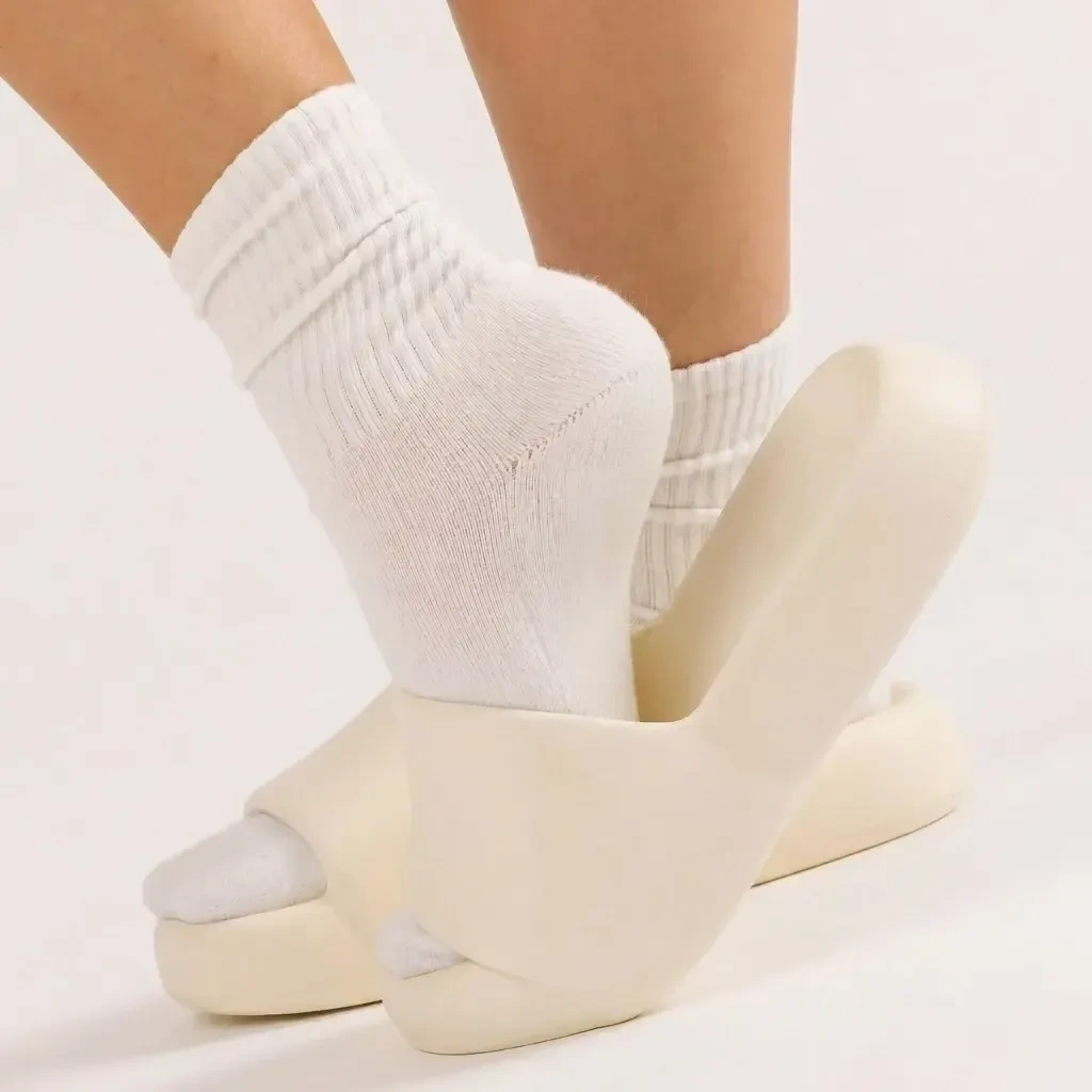 Women's Double Buckle Comfortable Slides – Walk Taller, Feel Nothing