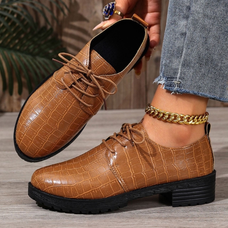 Women's Leather Waterproof Warm Wedge Shoes