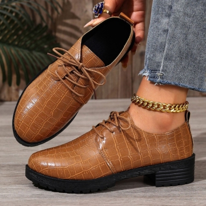 Women's Leather Waterproof Warm Wedge Shoes