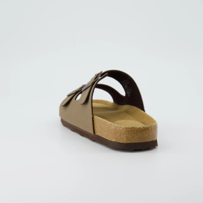 Women's Cork Footbed Sandal – Comfortable Double Buckle Cork Sandals