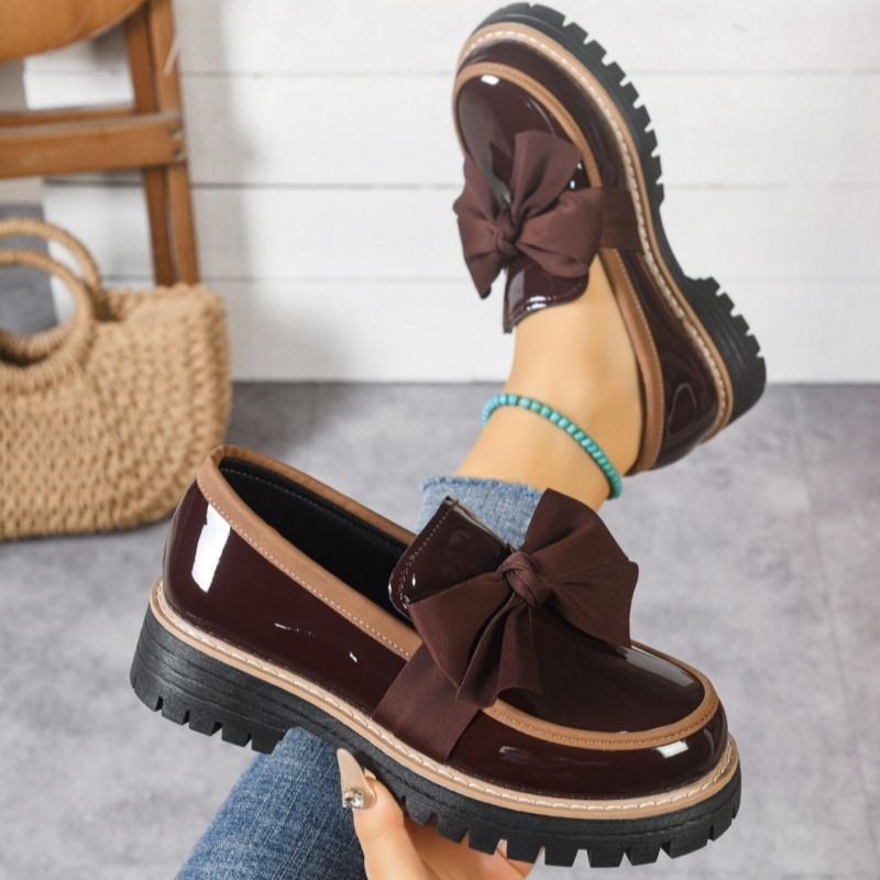 Women's Bowknot Design Loafers
