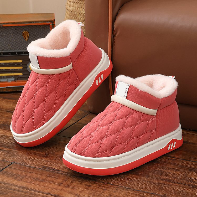 🔥Christmas Hot Sale 50% OFF-Women's winter waterproof leather and fleece cotton shoes