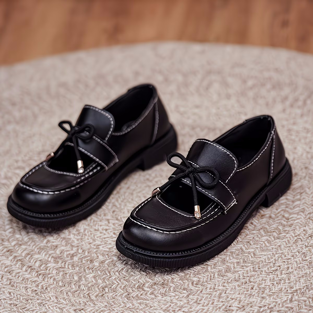 Women's Leather Comfy Flat Loafers