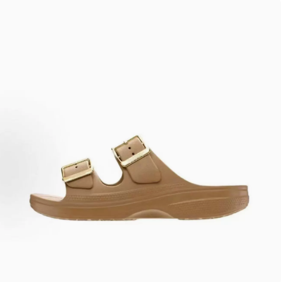 Women's Double Buckle Comfortable Slides – Walk Taller, Feel Nothing