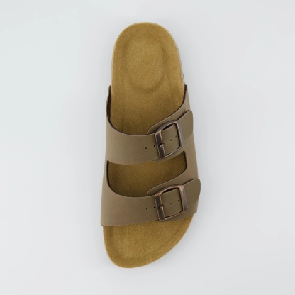 Women's Cork Footbed Sandal – Comfortable Double Buckle Cork Sandals