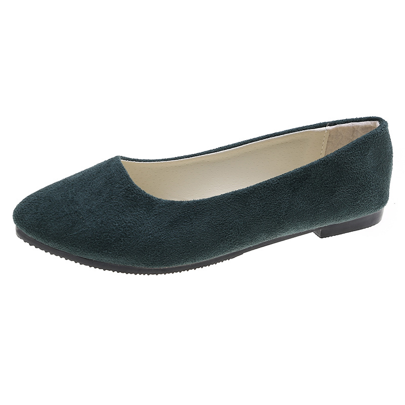 Women's Candy Color Suede Soft Orthopedic Flat Shoes