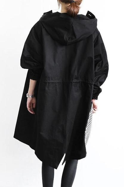 (🔥Last Day 50% OFF💥)Water Resistant Oversized Hooded Windbreaker Rain Jacket