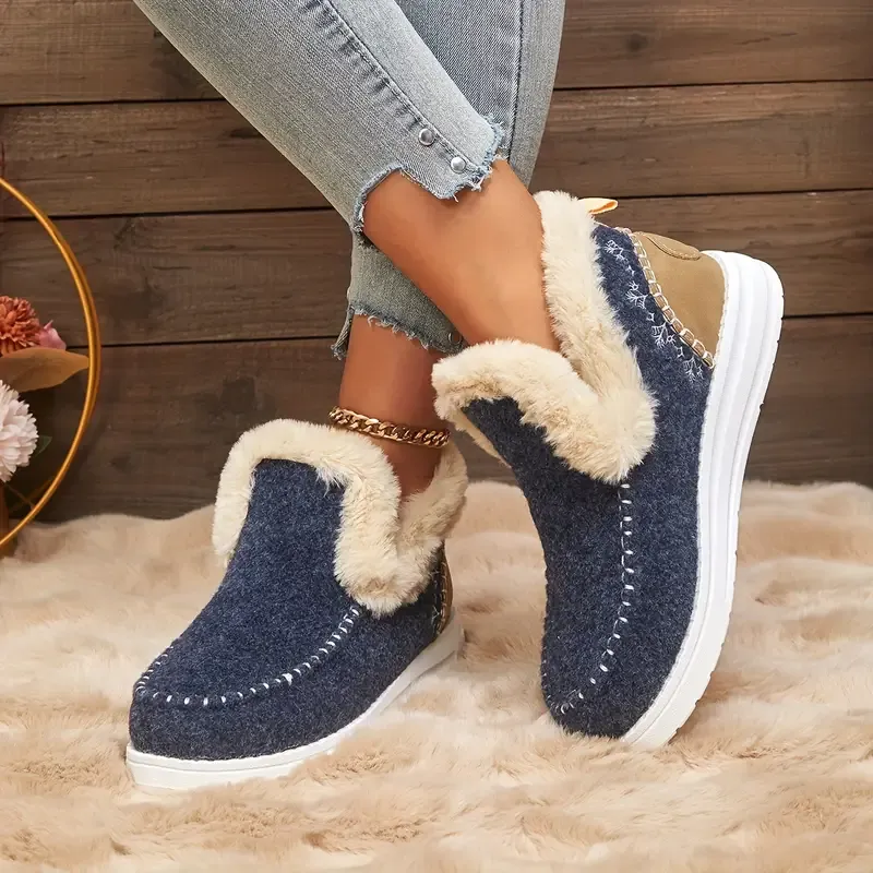 Winter Sale 50% OFF - Fleece Lining Warm & Cozy Winter Orthopedic Shoes for Women