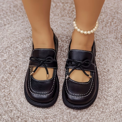 Women's Leather Comfy Flat Loafers