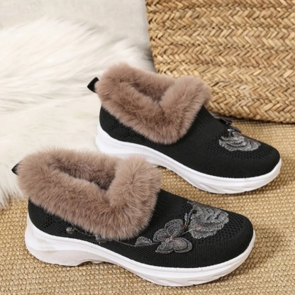 New Trendy Plush Fur Slippers