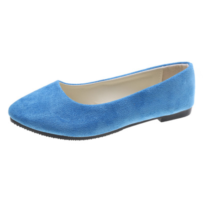 Women's Candy Color Suede Soft Orthopedic Flat Shoes