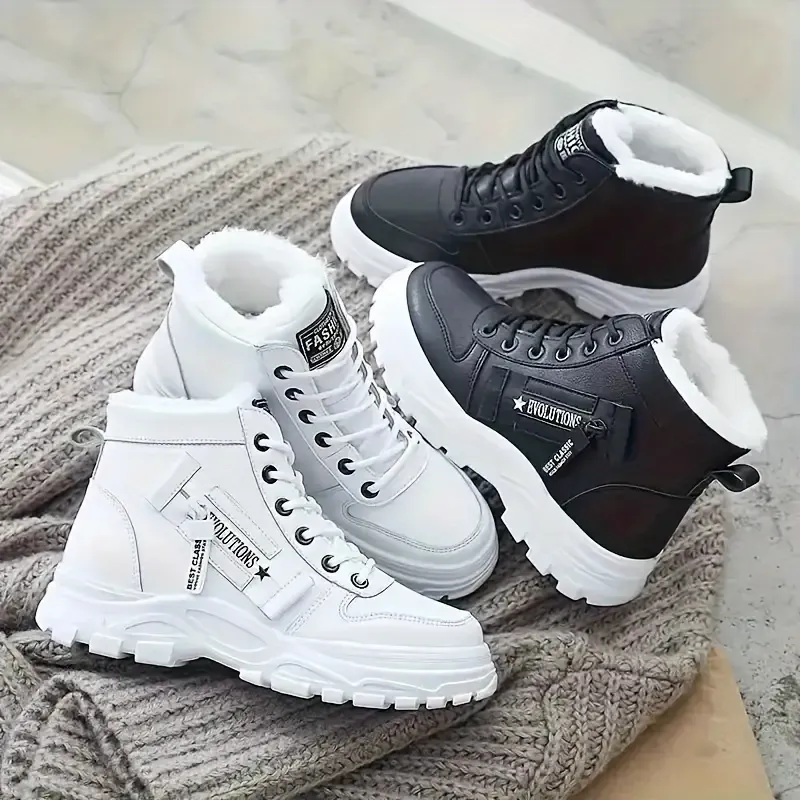 💥Last Day Promotion 70% OFF - Women Wool Lined Water Resistant Non-Slip Snow Boots
