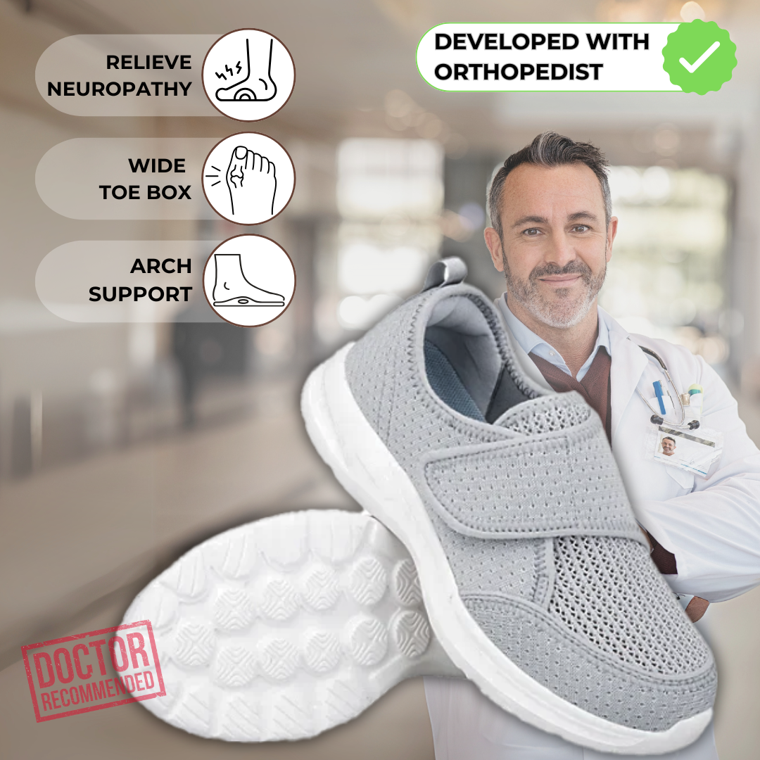 🌸 Last day 49% Off ❤️Orthopedics Extra-Wide Feet Swollen Walking Shoes