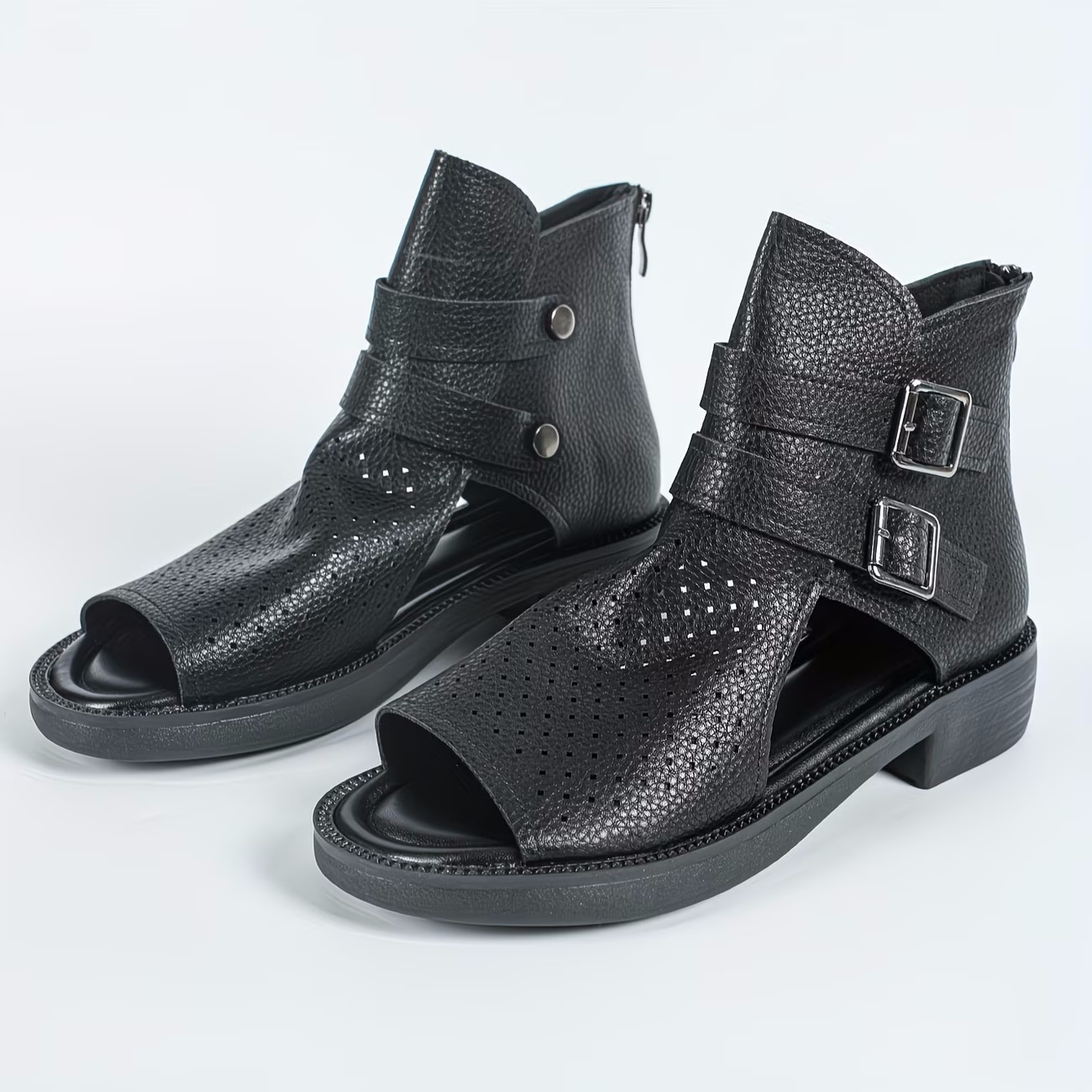 Women's Leather Comfy Flat Sandals