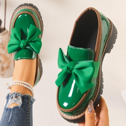 Women's Bowknot Design Loafers