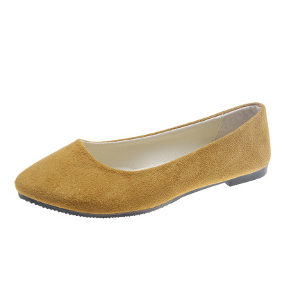 Women's Candy Color Suede Soft Orthopedic Flat Shoes