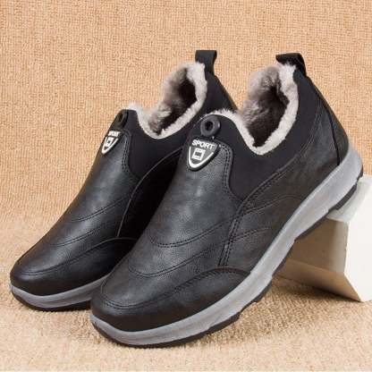 Men's Waterproof Warm Leather Orthopedic Shoes (HOT SALE !!!-50% OFF)